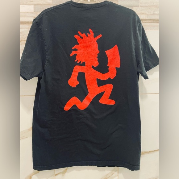 Insane Clown Posse Mighty Death Pop Double Sided Hatchet Man Large Black T Shirt - Picture 10 of 10